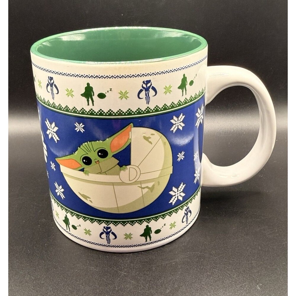 Star Wars Mandalorian Grogu Mug 20oz Ceramic Christmas Winter
